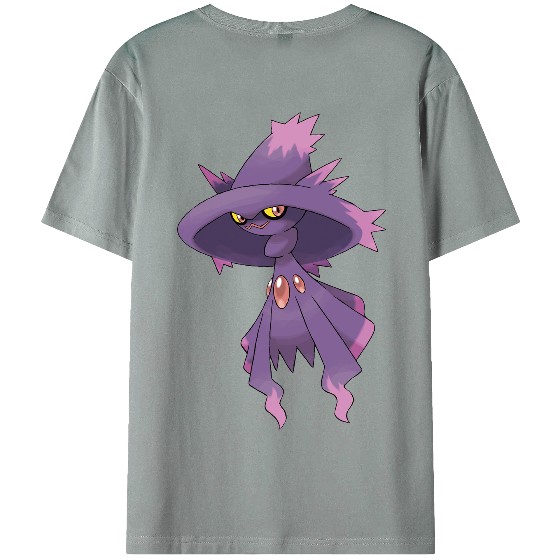 （画像用） ポケットモンスター Pokémon 綿100％ メンズ半袖Tシャツ（バックプリント） 通気性
